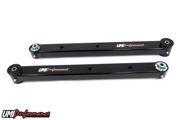 UMI Performance 64-72 A-Body Boxed Lower Control Arms- Poly/Roto-Joint