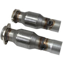 BBK 16-20 Chevrolet Camaro SS Short Mid Pipe Kit w/High Flow Cats (For 4044/40440)-1