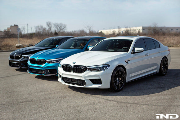 BMW F90 M5 Pre-LCI OEM Shadowline Front and Side Grille Set