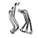 BBK 07-11 Jeep 3.8 V6 Long Tube Exhaust Headers And Y Pipe And Converters - 1-5/8 Silver Ceramic-3