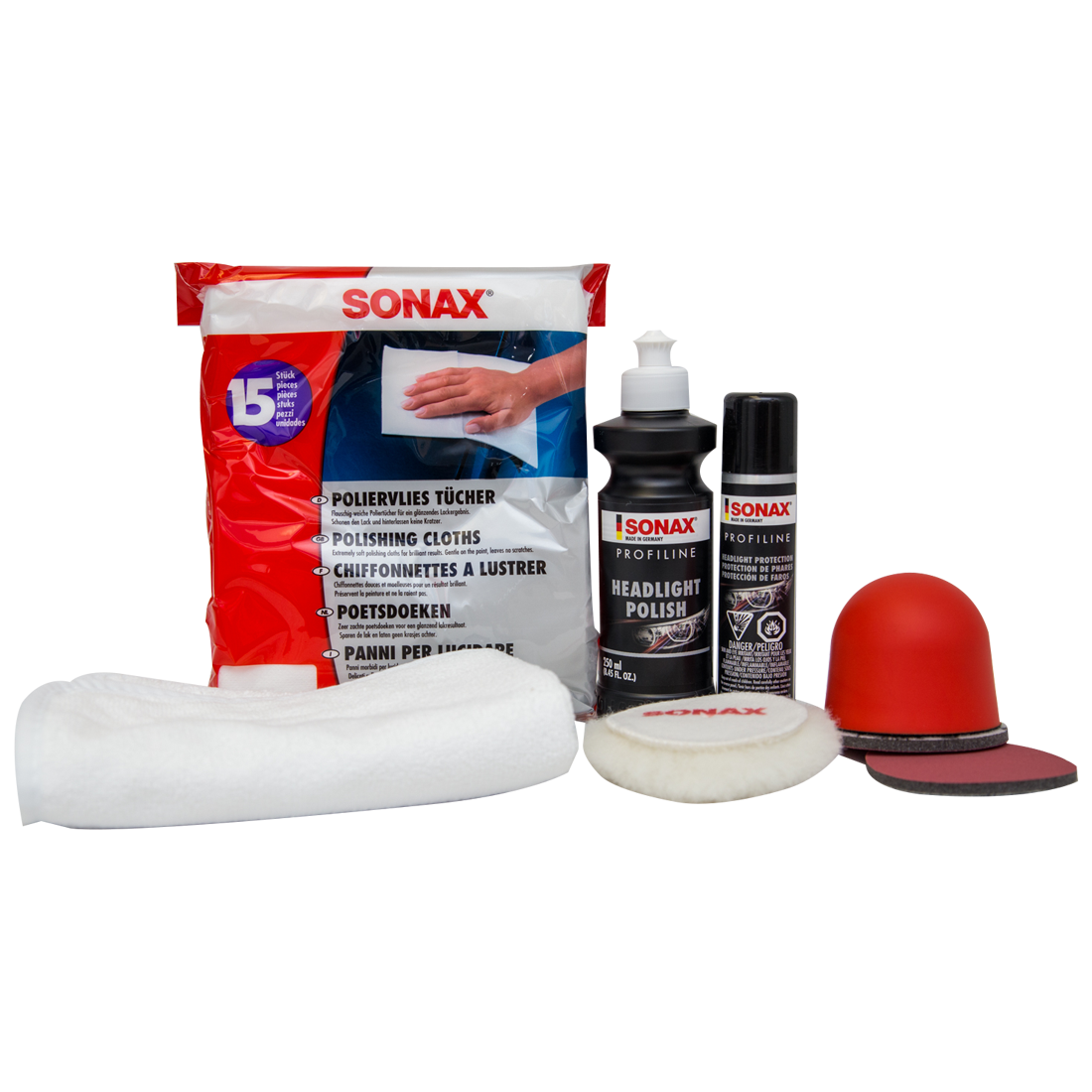 SONAX Profiline Headlight Restoration Set
