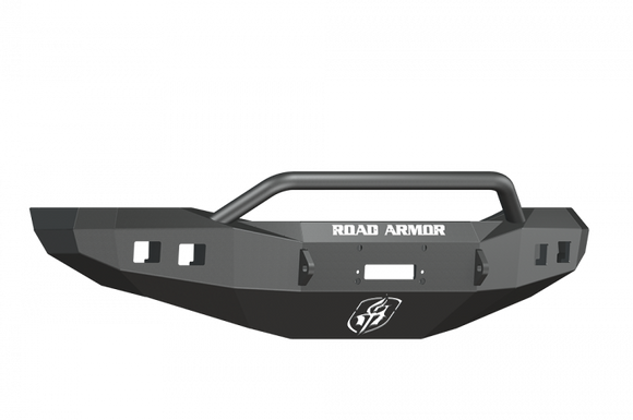Road Armor 06-09 Dodge 2500 Stealth Front Winch Bumper w/Pre-Runner Guard - Tex Blk