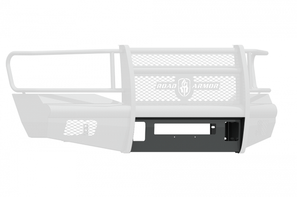 Road Armor 06-09 Dodge 2500 Vaquero Front Non-Winch Plate - Tex Blk
