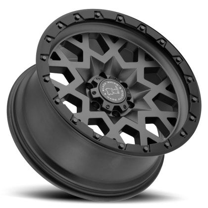 Black Rhino Sprocket 18x9.5 6x135 ET06 CB 87.1 Matte Gunmetal w/Black Lip & Gunmetal Bolts Wheel