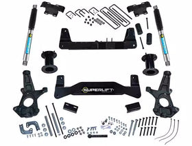 Superlift 07-16 Chevy Silv 1500 2WD 6.5in Lift Kit w/ Cast Steel Control Arms & Bilstein Shocks