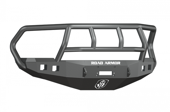 Road Armor 10-18 Ram 2500 Stealth Front Winch Bumper w/Titan II Guard - Tex Blk