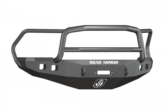 Road Armor 10-18 Ram 2500 Stealth Front Winch Bumper w/Lonestar Guard - Tex Blk