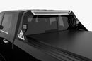 Road Armor 10-19 Dodge 1500 iDentity Headache Rack w/Bedrail Pods/40in Center Light Pod/Ring Raw-2