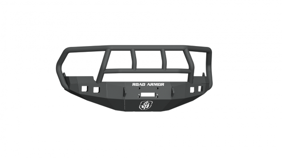 Road Armor 09-12 Ram 1500 Stealth Front Winch Bumper w/Titan II Guard - Tex Blk
