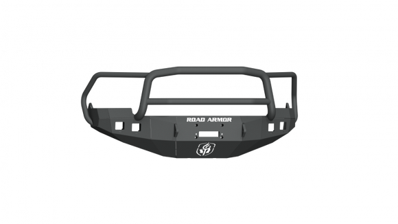 Road Armor 09-12 Ram 1500 Stealth Front Winch Bumper w/Lonestar Guard - Tex Blk