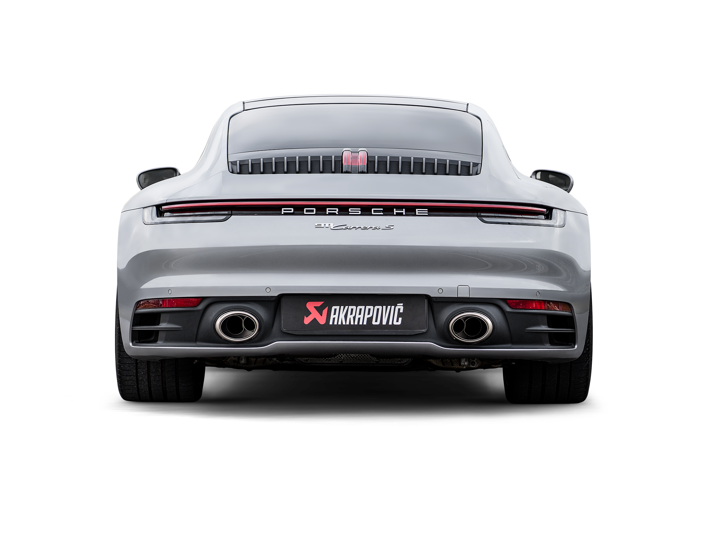 Akrapovic 2019+ Porsche 911 Carrera (992 w/Sport Exhaust) w/OPF/GPF Slip-On Line (Titanium)