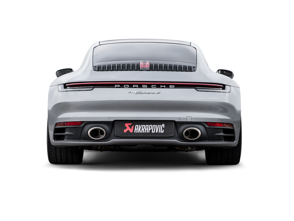 Akrapovic 2019+ Porsche 911 Carrera (992 w/Sport Exhaust) w/OPF/GPF Slip-On Line (Titanium)