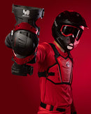 EVS Axis Sport Knee Brace 40th Anniversary Limited Edition Red Pair - XL-4