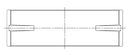 ACL Lexus V8 4.0L 1UZFE Standard Size Race Main Bearing Set-2