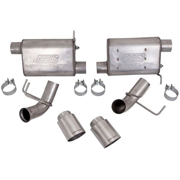 BBK 11-14 Mustang GT VariTune Axle Back Exhaust Kit (Stainless Steel) - 0