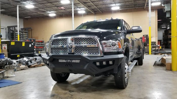 Road Armor 10-18 Dodge 2500 SPARTAN Front Bumper Bolt-On Pre-Runner Guard - Tex Blk