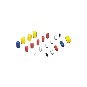 Moroso Vacuum Line Cap Kit - Multi-Colored Caps