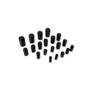 Moroso Vacuum Line Cap Kit - Black Caps-1