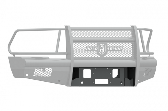 Road Armor 10-18 Dodge 2500 Vaquero Front Winch Plate - Tex Blk