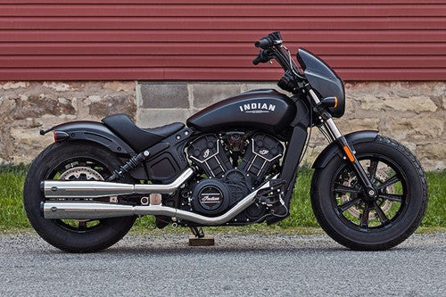 S&S Cycle 15-23 Indian Scout 4in Grand National Slip-on Muffler - Chrome