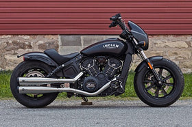 S&S Cycle 15-23 Indian Scout 4in Grand National Slip-on Muffler - Chrome