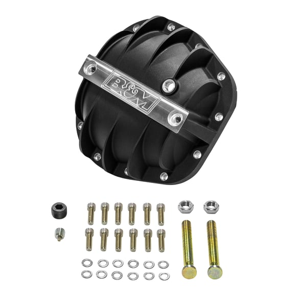 B&M DIFF COVER STERLING-BLACK