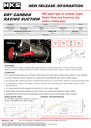 HKS DryCarbon Full Cold Air Intake Kit GR SUPRA-5