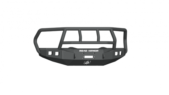 Road Armor 15-18 Ram Rebel 1500 Stealth Front Winch Bumper w/Titan II Guard - Tex Blk