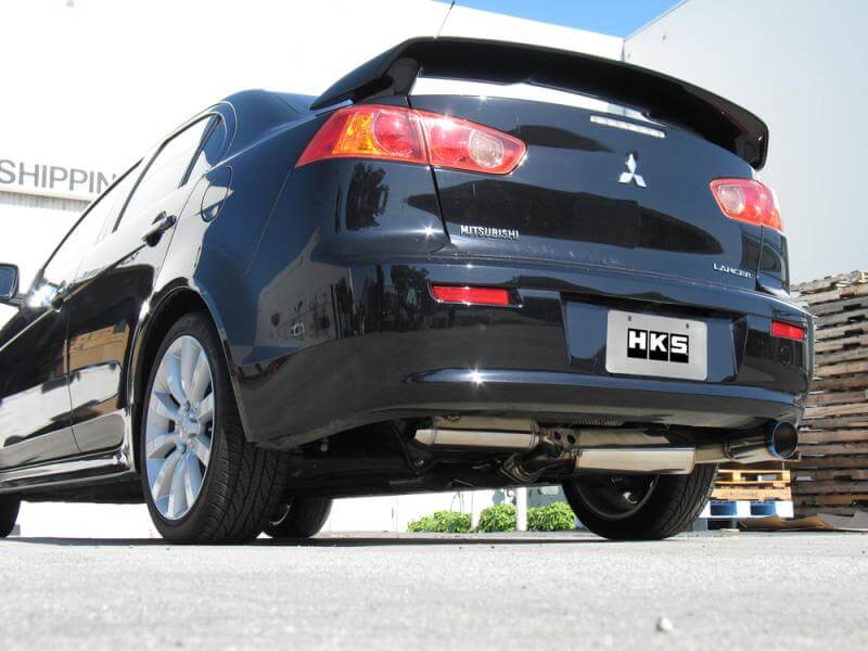 HKS Hi-Power Rear Muffler | 2008-2017 Mitsubishi Lancer DE/ES/GTS (32003-BM002) - 0