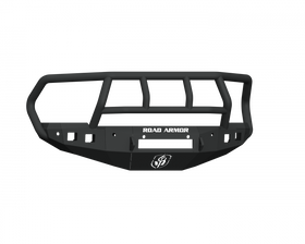 Road Armor 16-18 Ram 2500 Stealth Front Bumper w/Titan II Guard/6 Sensor Holes - Tex Blk