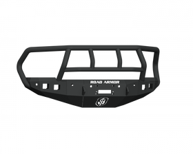 Road Armor 16-18 Ram 2500 Stealth Front Winch Bumper w/Titan II Guard/6 Sensor Holes - Tex Blk