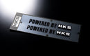 HKS Sticker POWERED BY HKS W200 BLACK-1