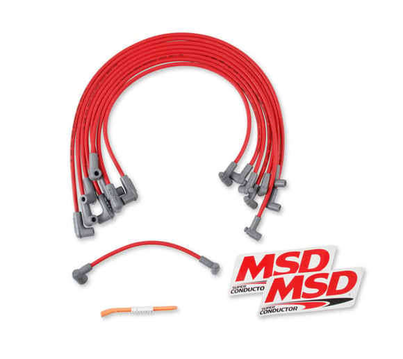 MSD Wire Set. Super Conductor. Small Block Chevy with HEI Cap