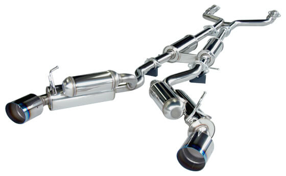 HKS Dual Hi-Power Titanium Tip Catback Exhaust | 08 Infiniti G37 Coupe