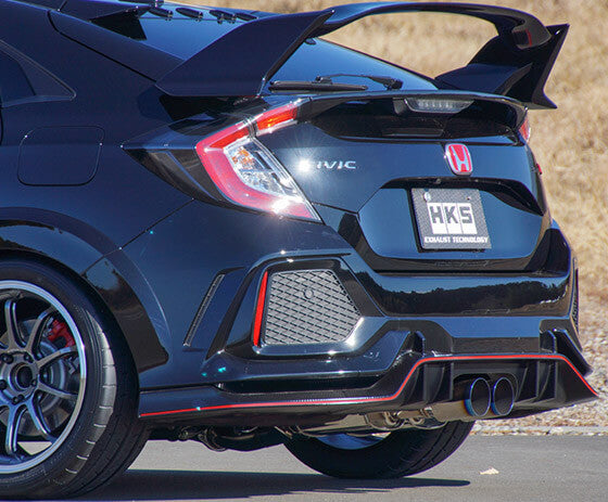 HKS Legamax Premium Cat-Back Exhaust | 2017+ Honda Civic Type-R (31021-BH003) - 0