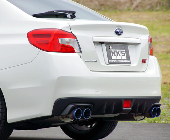 SUPER TURBO MUFFLER W-Tail Ti VAB
