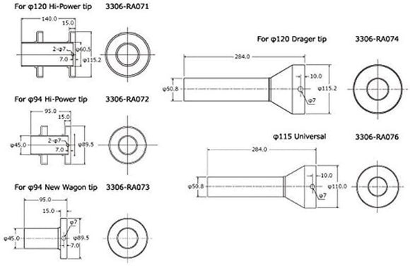 HKS 120Hiper Inner Silencer Assy