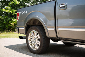 Roush 10-14 Ford F-150 / Raptor 6.2L Side Exit Black Tip Cat Back Exhaust - 0