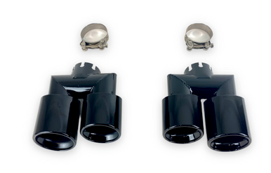 Zunsport Land Rover Defender Exhaust Tips - Black ZLD011