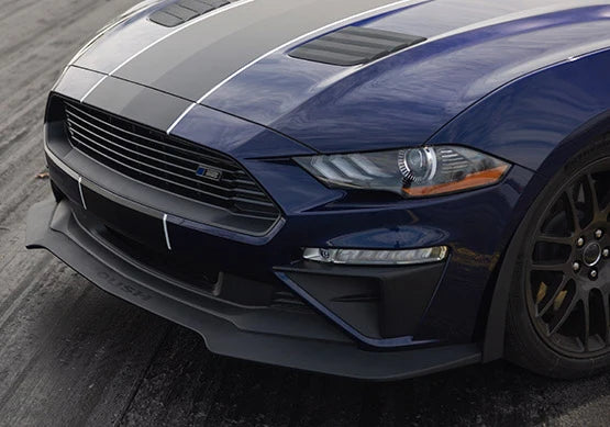 Roush 2018-2023 Ford Mustang Chin Spoiler & Wheel Shroud 3-Piece Aero Kit