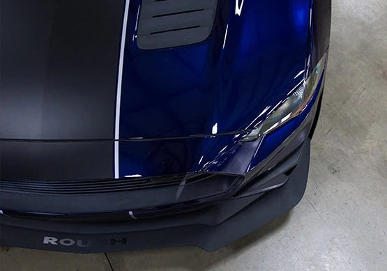 Roush 2018-2023 Ford Mustang Chin Spoiler & Wheel Shroud 3-Piece Aero Kit