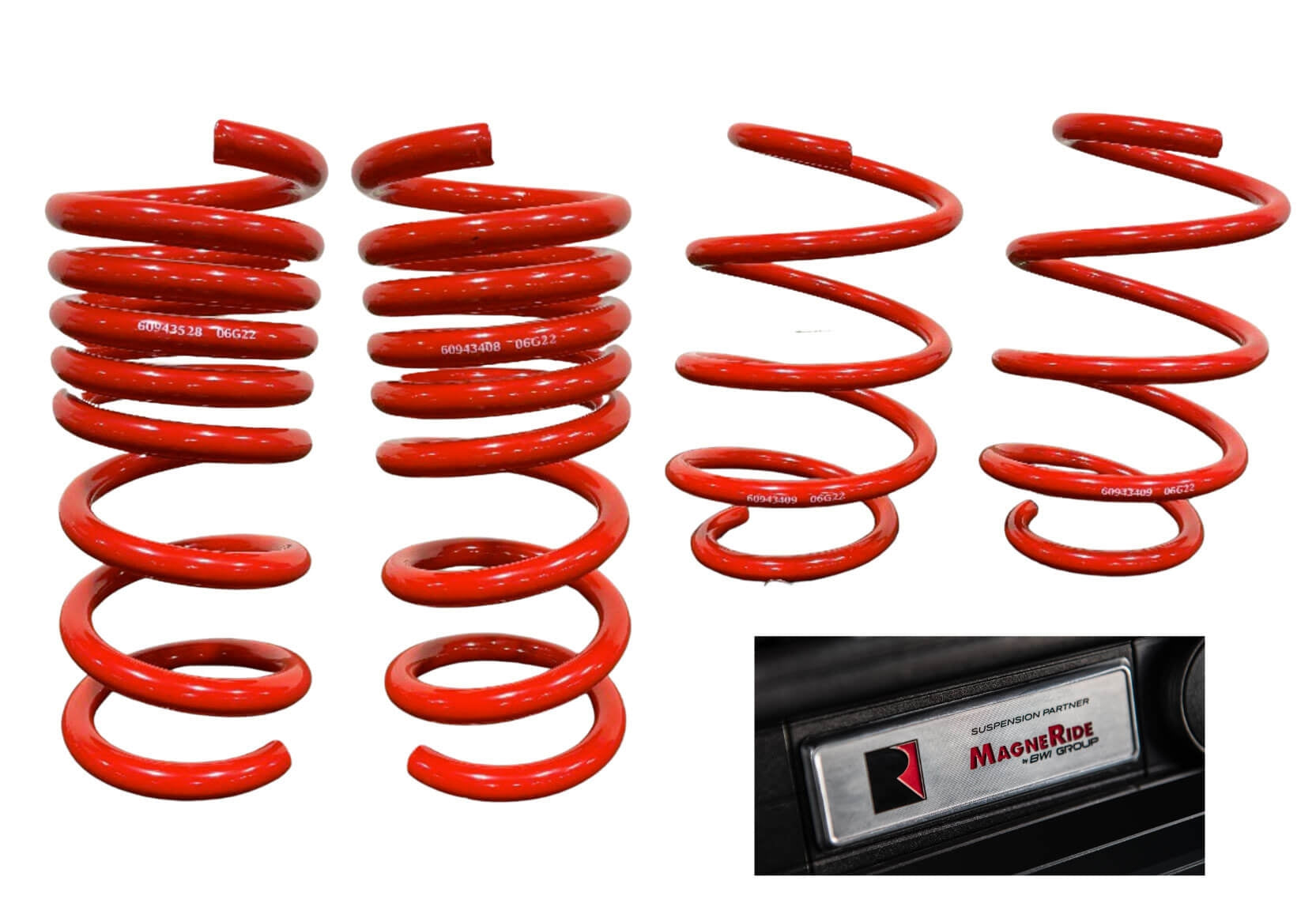 Roush 18-23 Ford Mustang Suspension Kit - MagneRide & Lowering Springs