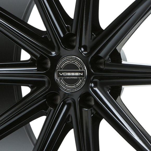 VOSSEN Billet Sport Cap - Large - Hybrid Forged - Gloss Black