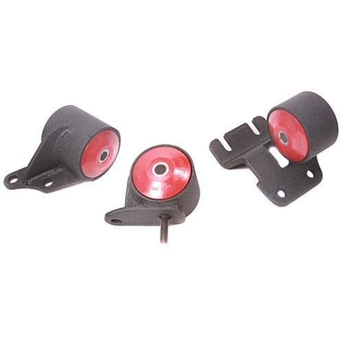 Innovative 90-93 Integra B-Series Black Steel Mounts 60A Bushings (Auto Trans)