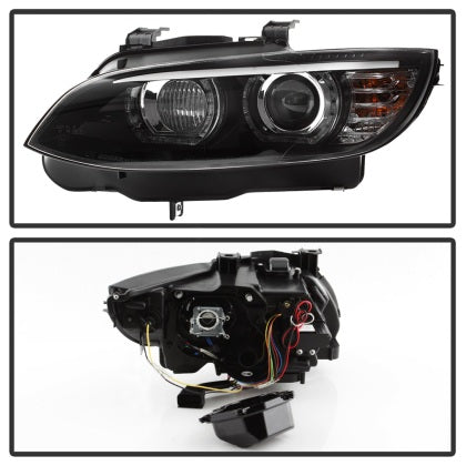 Spyder Auto Signature Projector Headlights LED DRL Black BMW E92 3 Series 2008-2010 - 0