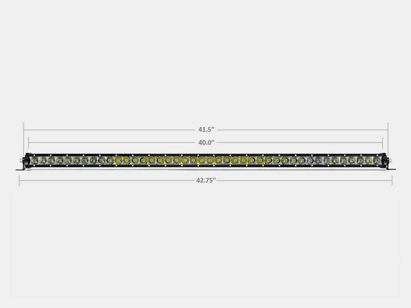 Cali Raised 42 Slim Single Row Led Bar