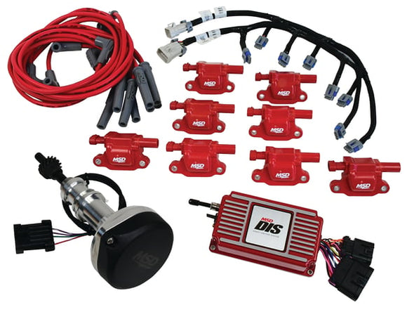 MSD DIS Kit S/Block Ford. 289-302. Red