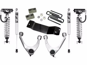 Superlift 07-16 Chevy Silv 4WD 3.5in Lift Kit w/ Steel Cntrl Arms Fox Front Coilover &amp; 2.0 Rear