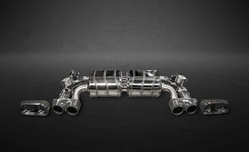 BMW 435i Twin Sound Exhaust System, Mid-Pipes, And Rear Skirt Diffuser (Inc. Remote) - 0