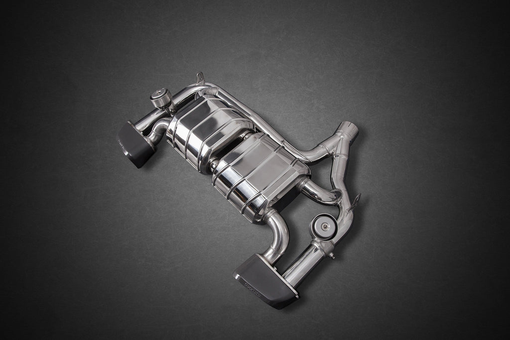 BMW 435i Twin Sound Exhaust System, Mid-Pipes, And Rear Skirt Diffuser (Inc. Remote)